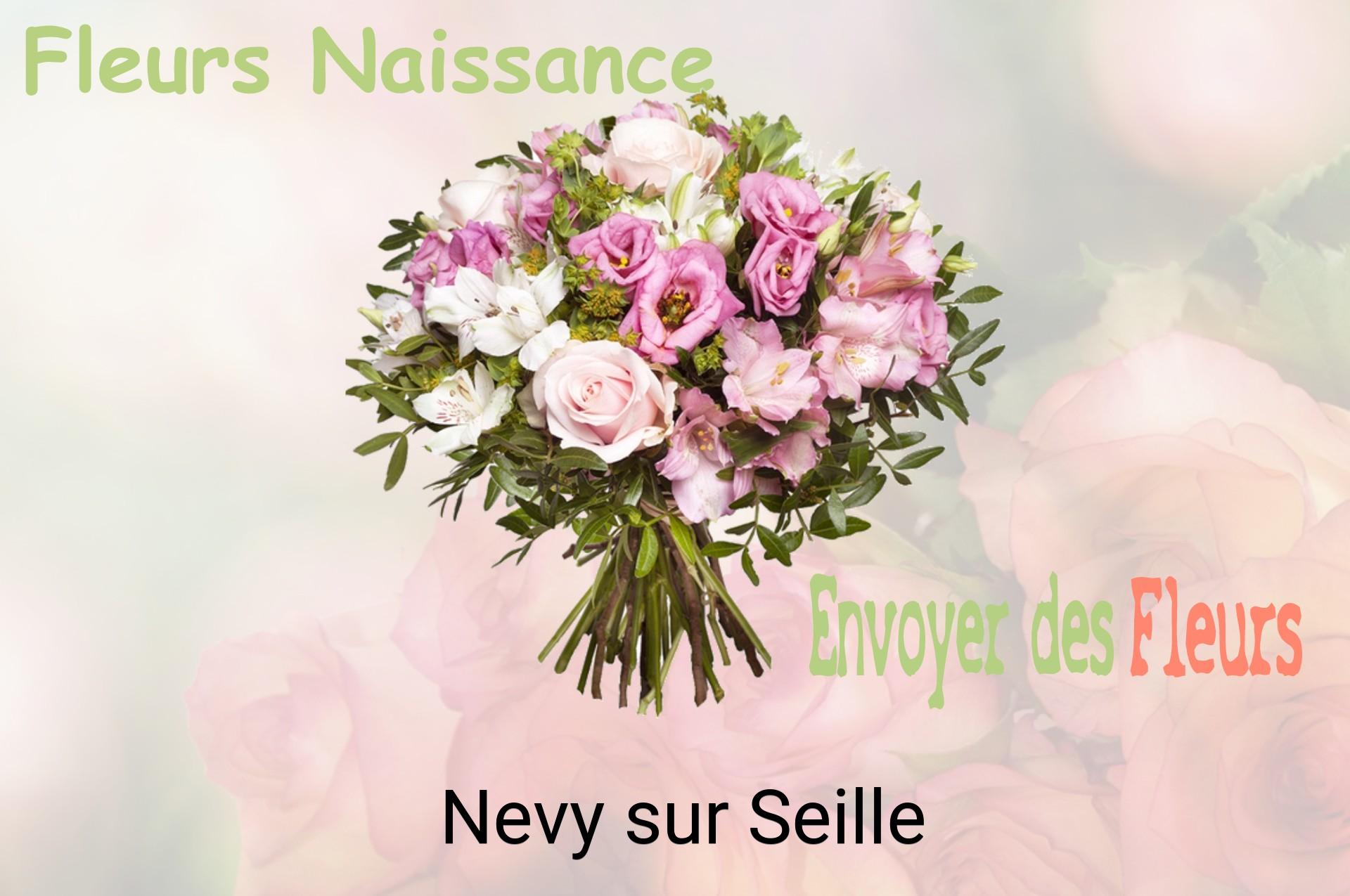 Bouquet de fleurs de naissance livré à Nevy-sur-Seille